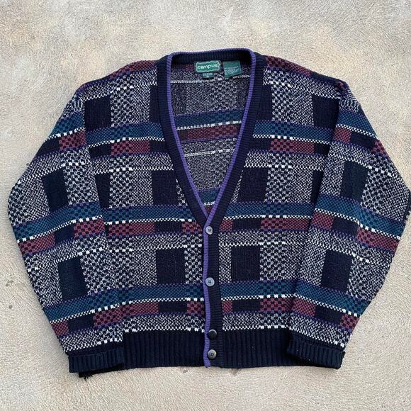 Campus Mens Cardigan Size XL - Picture 1 of 4